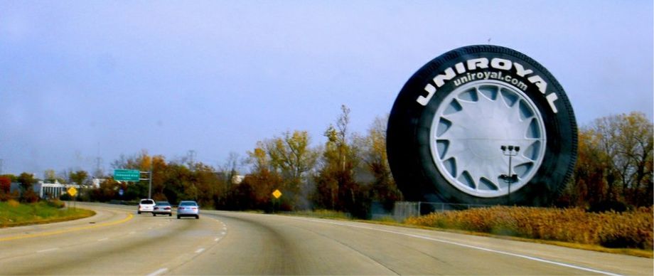 Самая большая шина в мире
